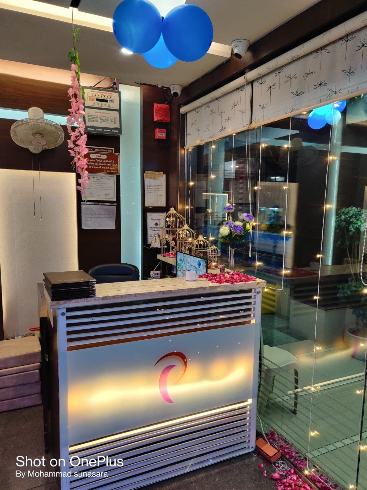 Hotel Papillon restaurant reception area